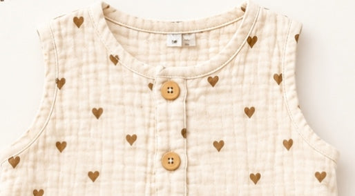 Crinkle Muslin Romper