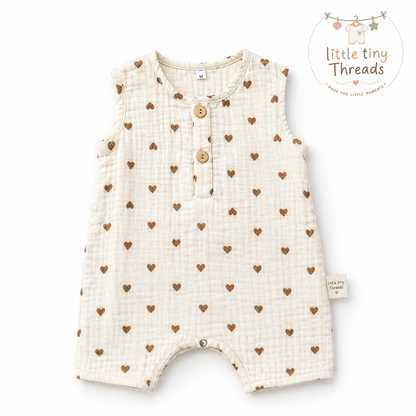 Crinkle Muslin Romper