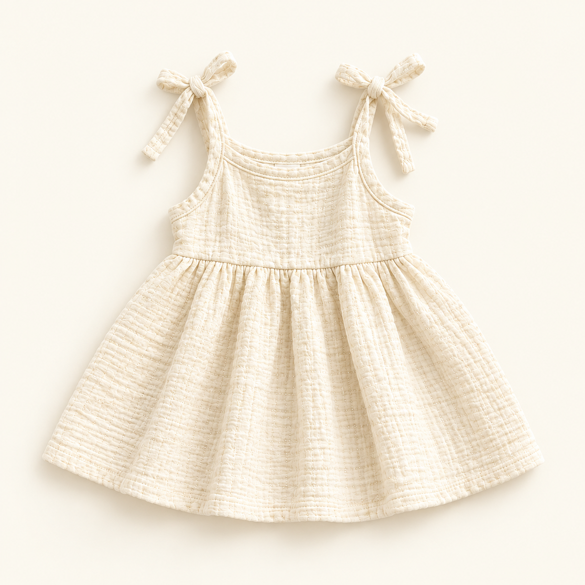 Crinkle Muslin Frock - Set of 3