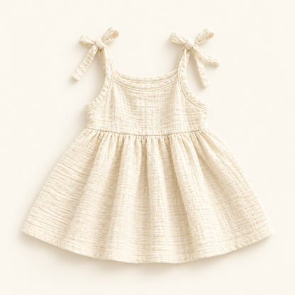 Crinkle Muslin Frock - Set of 3