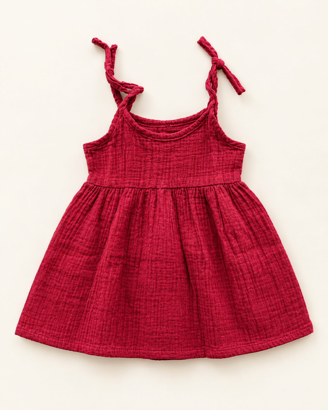 Crinkle Muslin Frock - Set of 3