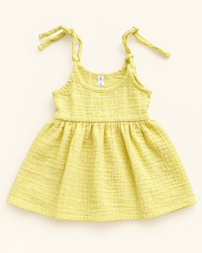 Crinkle Muslin Frock - Set of 3