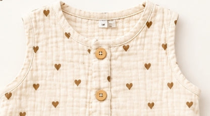 Crinkle Muslin Romper